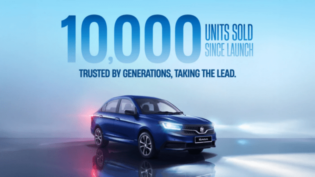Proton Saga MC3 – 10,000 unit terjual selepas dilancar