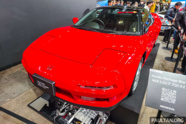 Honda NSX NA1 hasil restorasi rasmi Honda Heritage Works dan alat-alat ganti ‘repro’ didedah di TAS 2026