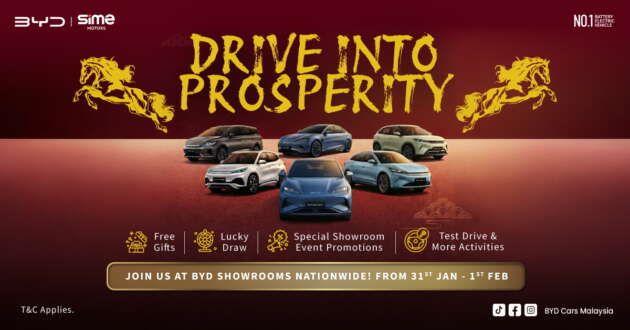 Enjoy up to RM18,000 savings on tax-free BYD EVs at all participating BYD showrooms this Jan 31-Feb 1