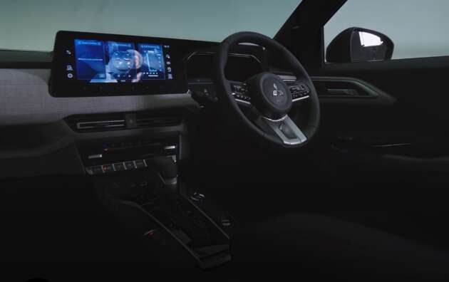 Mitsubishi Xforce keluar teaser baharu – tayang sistem bunyi Yamaha dan papan pemuka balutan fabrik