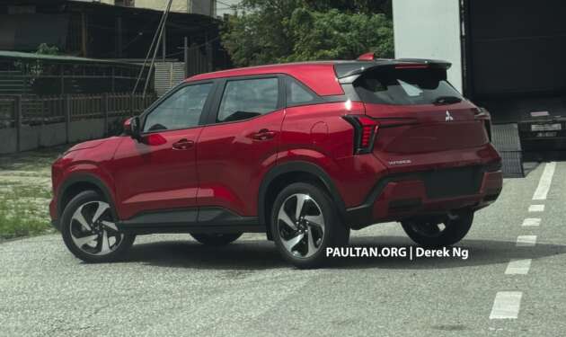Mitsubishi Xforce dijumpai di Malaysia tanpa sebarang penyamaran; akan dilancar tak lama lagi, 1.5L NA, CVT
