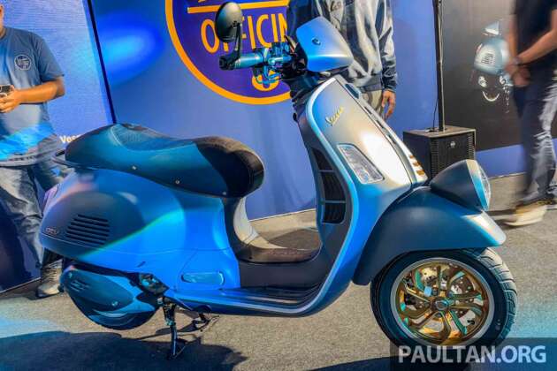 Vespa GTV 300 dan Sprint 150 Officina 8 dilancar di Malaysia – edisi khas dengan harga bermula RM22k