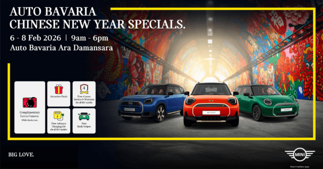 Drive into Chinese New Year with a BMW, MINI or BMW Motorrad – Auto Bavaria CNY Specials from Feb 6-8