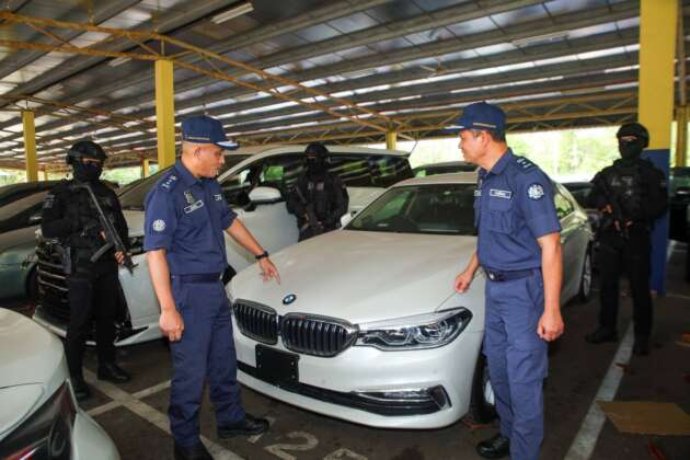 Kastam Johor sita 42 kenderaan mewah bernilai RM21.57j menerusi Ops Terma antara 1 Jan-6 Feb 2026