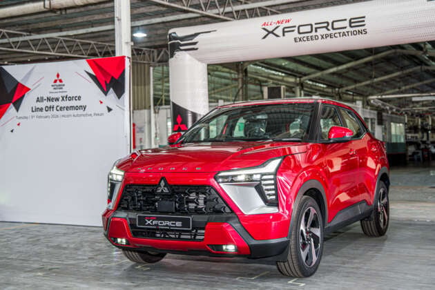 Mitsubishi Xforce CKD dipasang di Pekan – tempahan dibuka minggu ini, hantar 800 unit pertama pada April