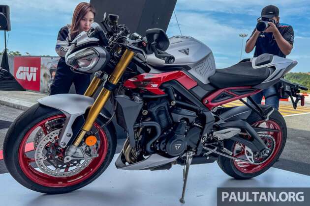 Triumph Street Triple 765 RX tiba di Malaysia – lebih agresif, suspensi Ohlins boleh laras, harga RM81,100