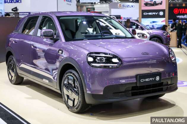 Chery Q EV dipamer di Thailand – EV bandar lawan Proton eMas 5, BYD Atto 1; jarak gerak CLTC 420 km