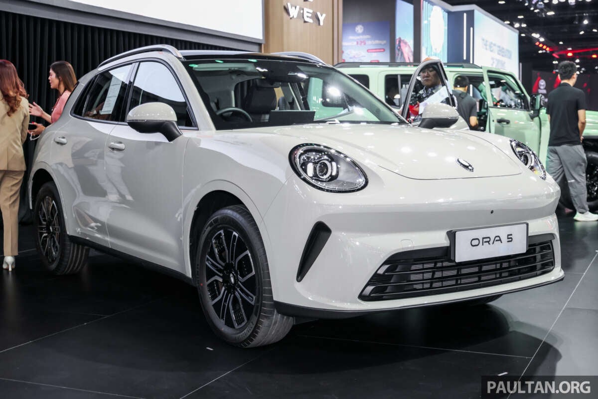 Image for article GWM Ora 5 Hybrid  1.5L turbo petrol and emotor, 223 PS and 476 Nm combined; from RM88k in Thailand