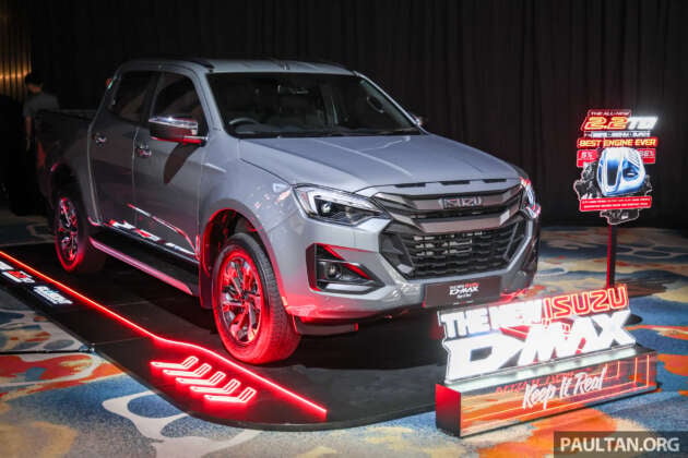 Isuzu D-Max 2026 dilancar di M’sia — 2.2L turbodiesel baru, 163 PS/400 Nm, auto 8-kelajuan; RM103k-RM163k