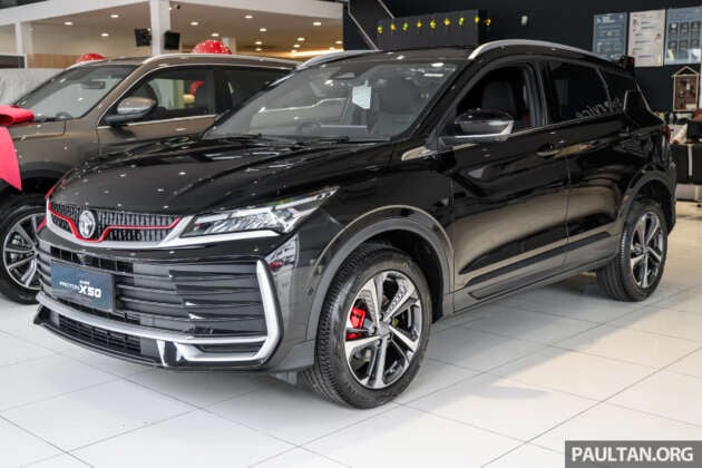 Proton X50 Black Edition 2026 – warna Quartz Black, terhad 200 unit, asas Flagship, rebat Raya RM7,000