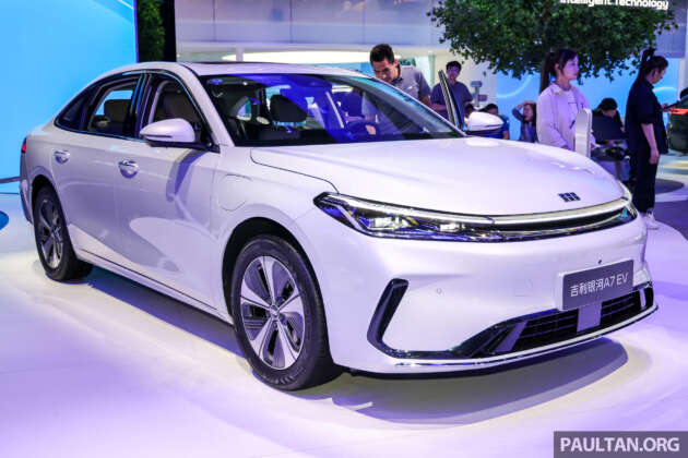 Geely Galaxy A7 in Beijing – PHEV up to 235 km EV range, EV up to 550 km range; want an eMas D-sedan?