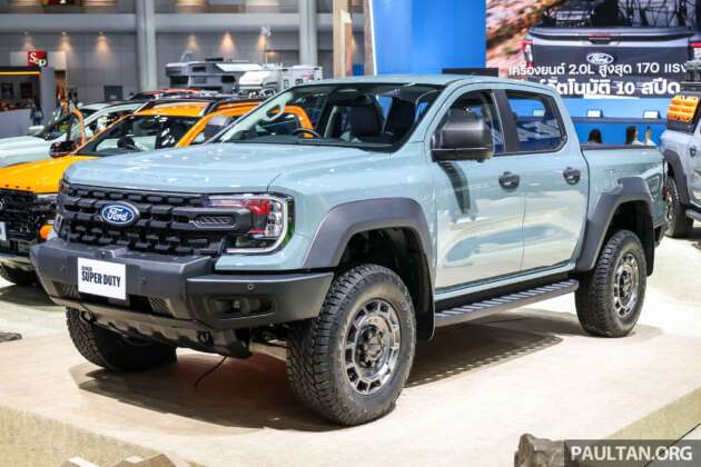 Ford Ranger Super Duty di Bangkok – trak belasahan dengan enjin V6 3.0L diesel turbo, harga RM196k