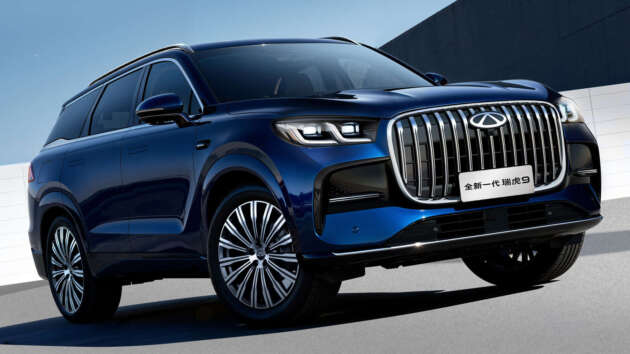 Jaecoo J8 facelift di China – tukar lencana jadi Chery Tiggo 9, skrin sesentuh besar, enjin 2.0T 261 PS