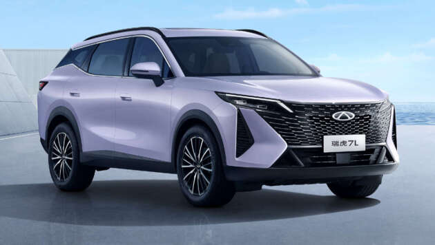 Chery Tiggo 7L di China – tukar jenama dari Omoda C7, enjin 4 silinder 1.6L turbo 197 PS, skrin 15.6 inci