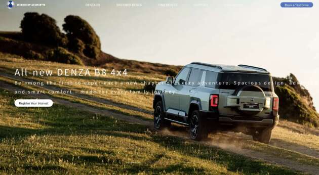 Denza B8 dibuka untuk ROI di M’sia — 4×4 PHEV 3-baris, 748 PS/760 Nm, 125 km jarak EV CLTC