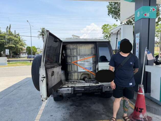 KPDN tahan dua lelaki di Kota Kinabalu kerana disyaki jual dan kumpul diesel bersubsidi secara haram