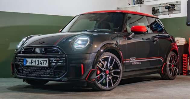 MINI John Cooper Works GP Inspired Edition di M’sia — gaya ilham perlumbaan, masih 231 PS; RM334k