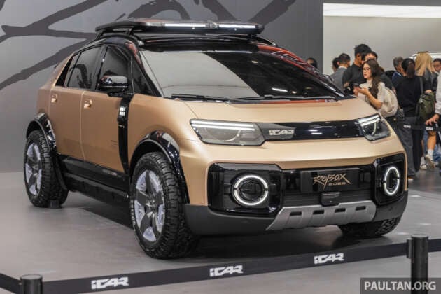 iCaur Robox Concept – SUV monobox pemanduan autonomous Tahap 3/4, pengecasan DC 1,000 kW