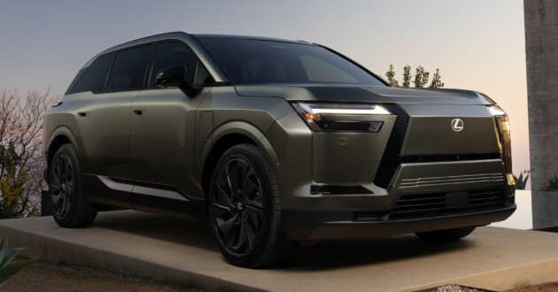 Lexus TZ debuts as brand’s first three-row EV SUV – 408 PS AWD, up to 530 km WLTP; luxury Highlander