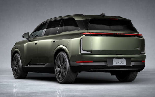 Lexus TZ debuts as brand’s first three-row EV SUV – 408 PS AWD, up to 530 km WLTP; luxury Highlander