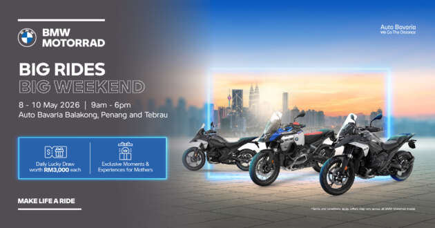 Drive away in a BMW, MINI or BMW Motorrad with RM3,000 in prizes with Auto Bavaria A-May-Zing Drive!