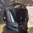2026 Alpinestars Supertech R10 helmet in Malaysia, priced at RM3,999 for solid, RM4,799 for graphics