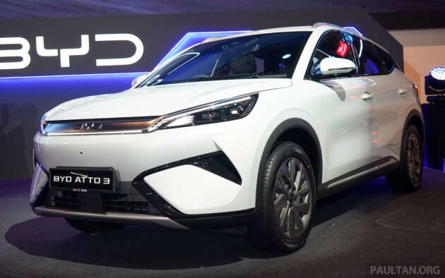 BYD Atto 3 facelift 2026 kini di Malaysia — FWD dan RWD Evo, hingga 313 PS, 510 km WLTP, dari RM126k