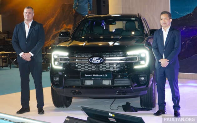 Ford Everest Platinum launched in Malaysia – 2.0L and 3.0L V6 diesels, RM349k-RM431k; Sport 2.0L updated