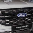 Ford Everest Platinum dilancar di Malaysia — 3.0L V6 dan 2.0L diesel, dari RM349k; Sport 2.0L dikemaskini