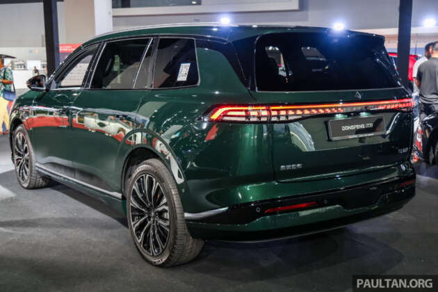 Dongfeng 008 SUV previewed in Malaysia at KLIMS – high-end 5m-long six-seater EV with 520 km range