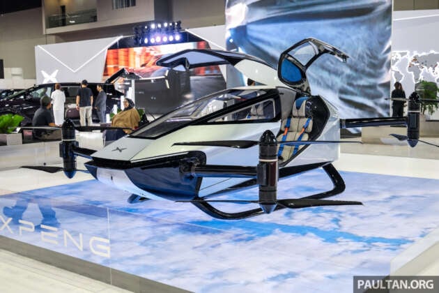 Xpeng X2 flying car currently on display at KLIMS 2026