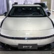 Xpeng P7 currently on display in Malaysia at KLIMS – big EV sedan with up to 594 PS, 820 km CLTC range