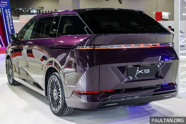 2026 Xpeng X9 at KLIMS – seven-seater MPV in 2WD, AWD variants, up to 615 km WLTP; RM281k-RM336k