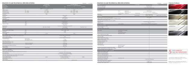 2026 Mazda CX-60 3.3G AWD in Malaysia – 3.3T inline-six with mild hybrid; fr RM253k, RM52k more than 2.5L