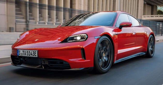 Porsche Taycan updated for MY2027 – new E-Shift virtual gearshifts, Manthey Kit, PCM with enhanced UI