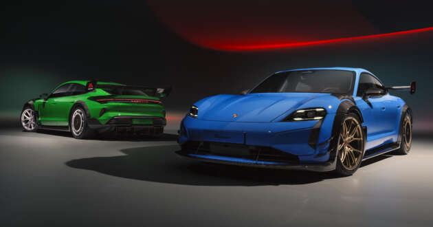 Porsche Taycan updated for MY2027 – new E-Shift virtual gearshifts, Manthey Kit, PCM with enhanced UI