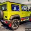 Suzuki Jimny Allgrip Plus, Rhino Plus in Malaysia – ADAS, front and rear parking sensors; RM159k-174k