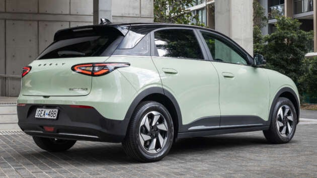 Geely EX2 launched in Australia – Proton eMas 5 twin gets larger batteries; up to 345 km WLTP; fr RM75k