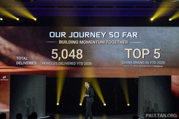 Jetour Malaysia delivered 5,048 units as of June 2026 – 43 showrooms now, target to have 50 by end of the year