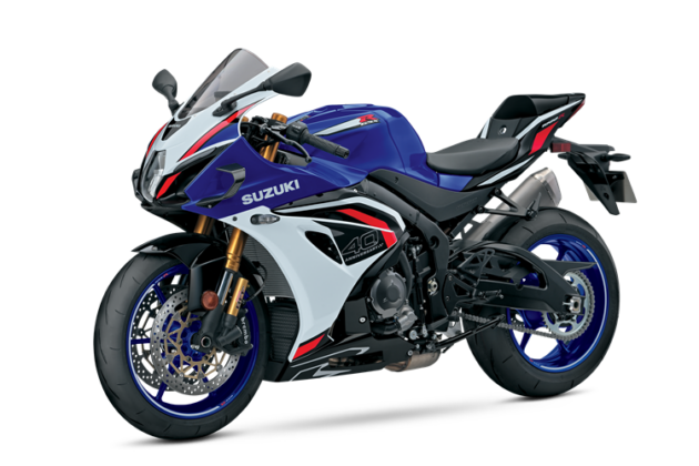 Suzuki shows 40th Anniversary GSX-R1000, with Eu5+