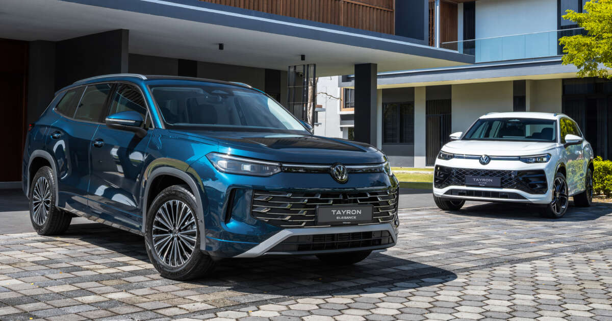 马来西亚的Volkswagen Tayron – 两种型号，1.5L eTSI Elegance、2.0L TSI R-Line、CKD Pekan；起价 RM191,000