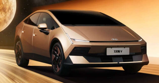 Hyundai Ioniq V in China – more details of cyberpunk-style EV; 800V, two LFP batteries, up to 620 km CLTC