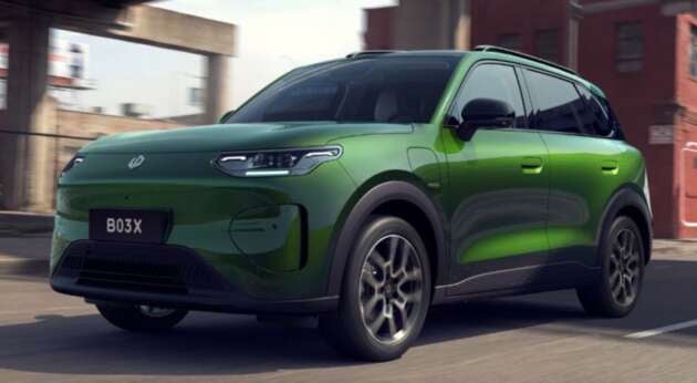 Leapmotor B03X open for orders in Europe – global A10; up to 53.0 kWh, 382 km WLTP range; fr RM116k