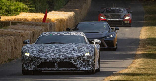 New Lexus LFA debuts at Goodwood in prototype form – EV revival of iconic sports car to be launched in 2027