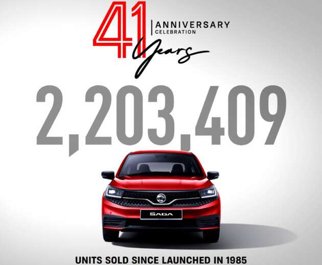 Happy 41st, Proton Saga – 2,203,409 sold since 1985