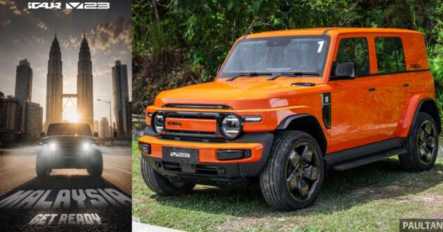 iCaur V23 EV – Malaysian arrival of CKD model teased