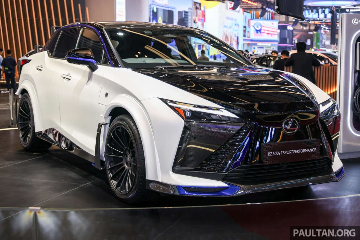 Lexus RZ600e F Sport Performance now in Indonesia – 426 PS dual-motor, 525 km WLTC, carbon parts; RM823k