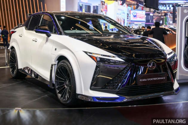 Lexus RZ600e F Sport Performance now in Indonesia – 426 PS dual-motor, 525 km WLTC, carbon parts; RM823k