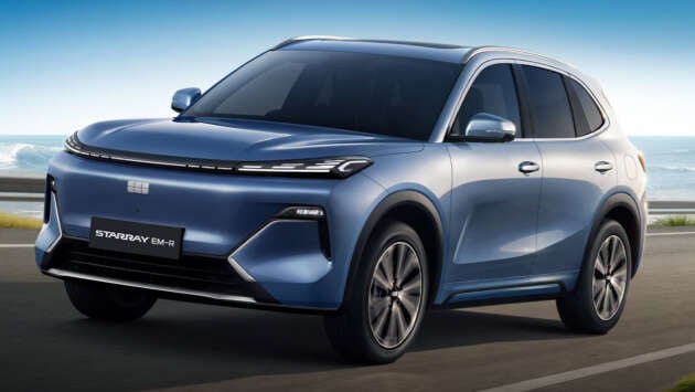 Geely Starray EM-R in Thailand – new REEV is a Proton eMas 7 PHEV without clutch, 105 km NEDC EV, fr RM86k