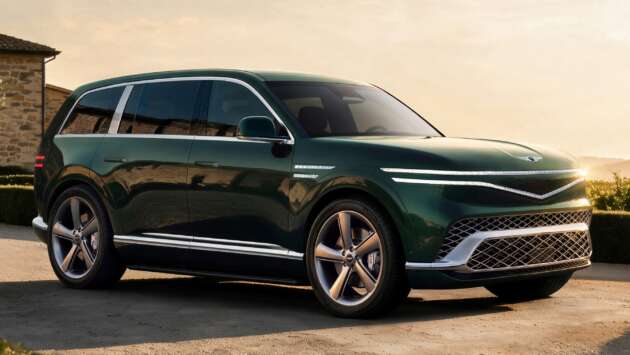 Genesis GV90 – flagship Rolls-Royce-rivalling EV SUV, suicide doors, swivelling seats, 666 PS, 500 km range